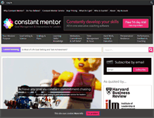 Tablet Screenshot of constantmentor.com